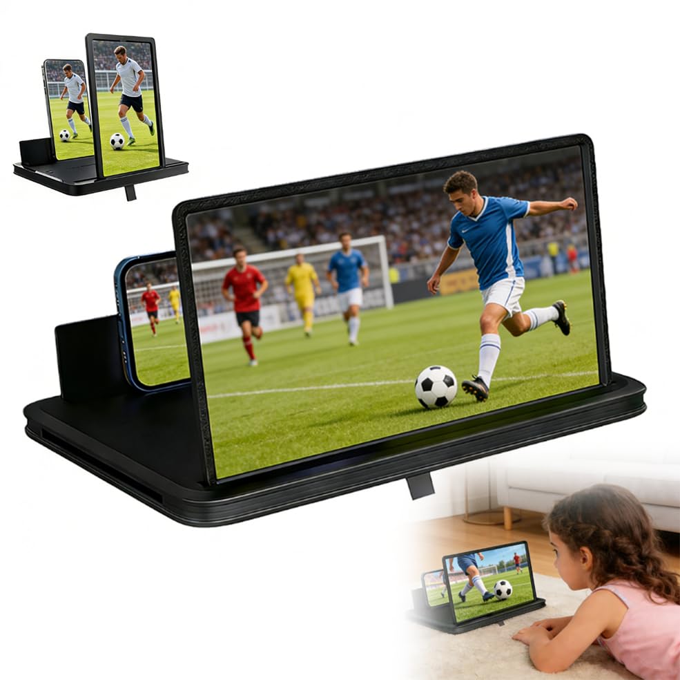 Agrandisseur d'écran smartphone 3D HD 12 pouces
