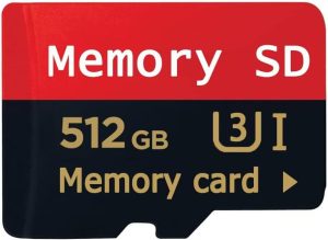 Carte micro SD pour téléphone 512 Go haute vitesse