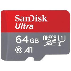 Carte micro SD pour téléphone SanDisk Ultra 64 Go