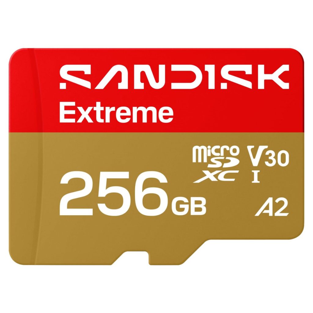 Carte micro SD SANDISK Extreme 256 Go