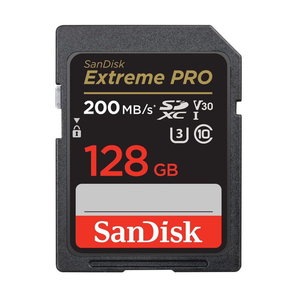 Carte SD pour appareil photo SanDisk Extreme PRO 128 Go