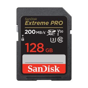Carte SD pour appareil photo SanDisk Extreme PRO 128 Go