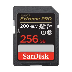 Carte SD pour appareil photo SanDisk Extreme PRO 256 Go