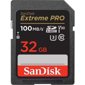 Carte SD pour appareil photo SanDisk Extreme PRO 32 Go