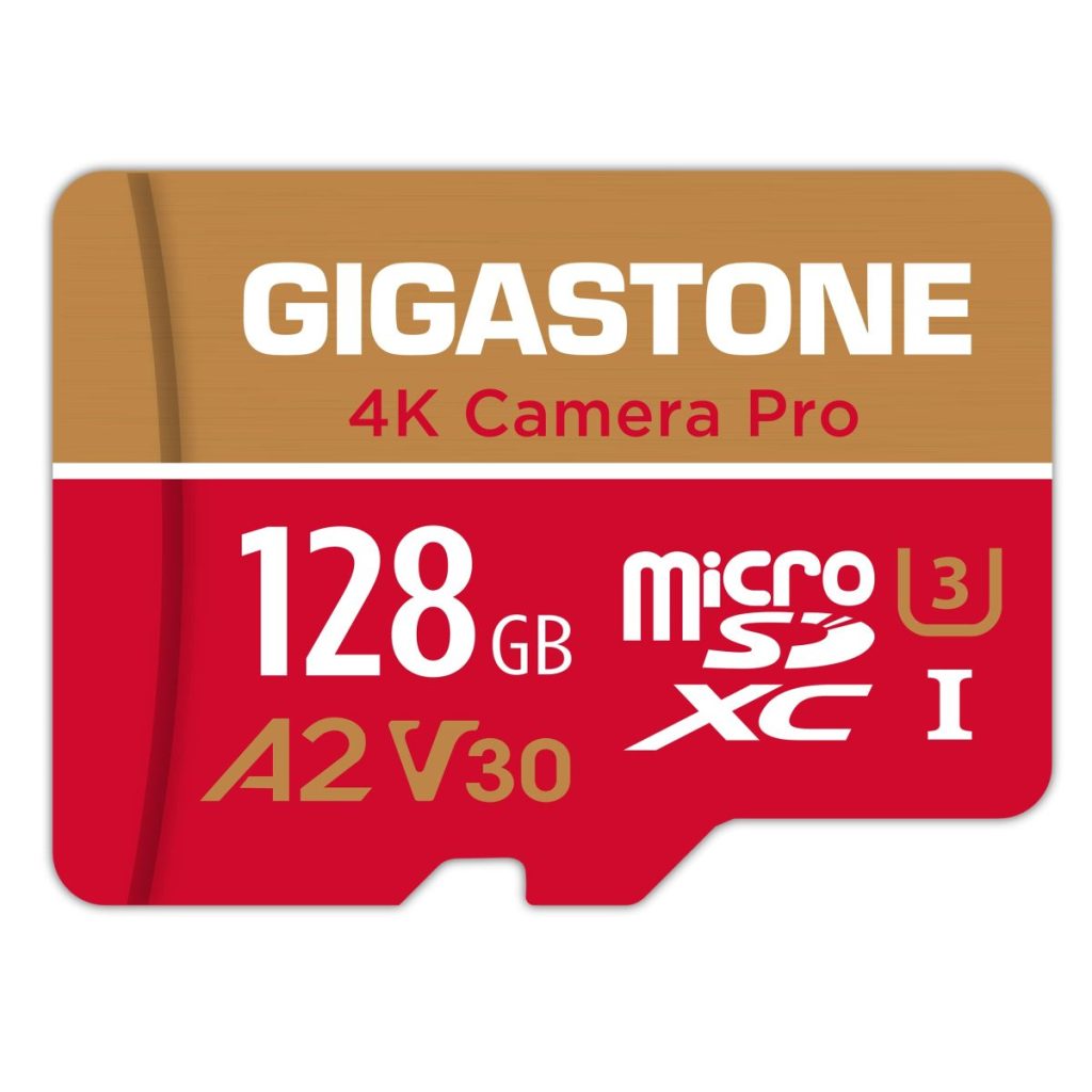 Carte SD pour GoPro et drones Gigastone 128 Go