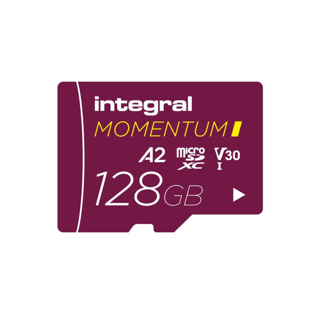 Carte SD pour GoPro et drones Integral Momentum I 128 Go