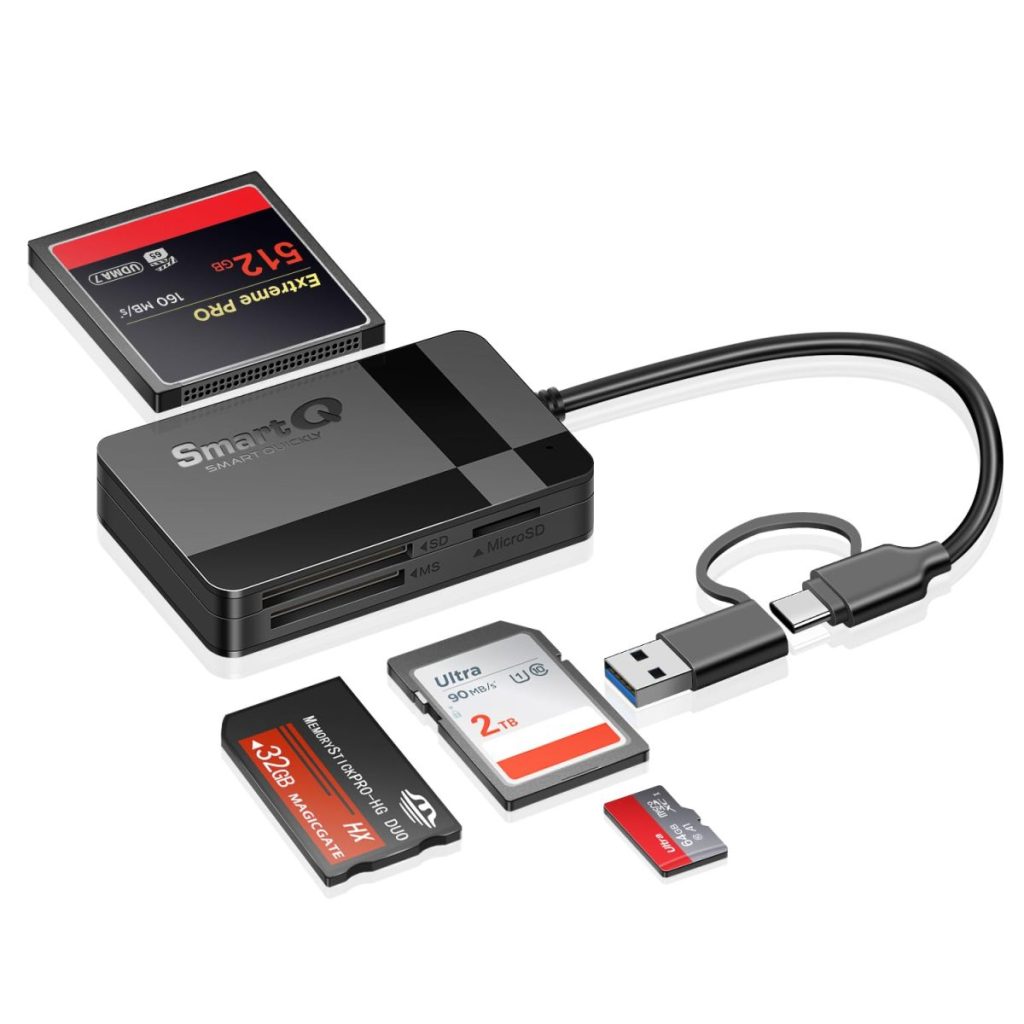 Lecteur de cartes SD USB C USB 3.0 4 en 1