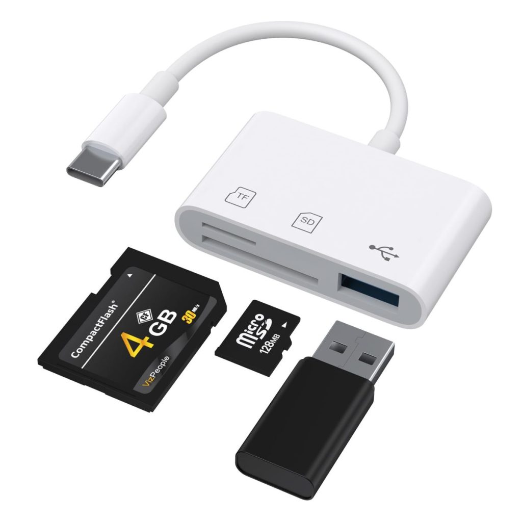 Lecteur de cartes SD Wanme 3en1