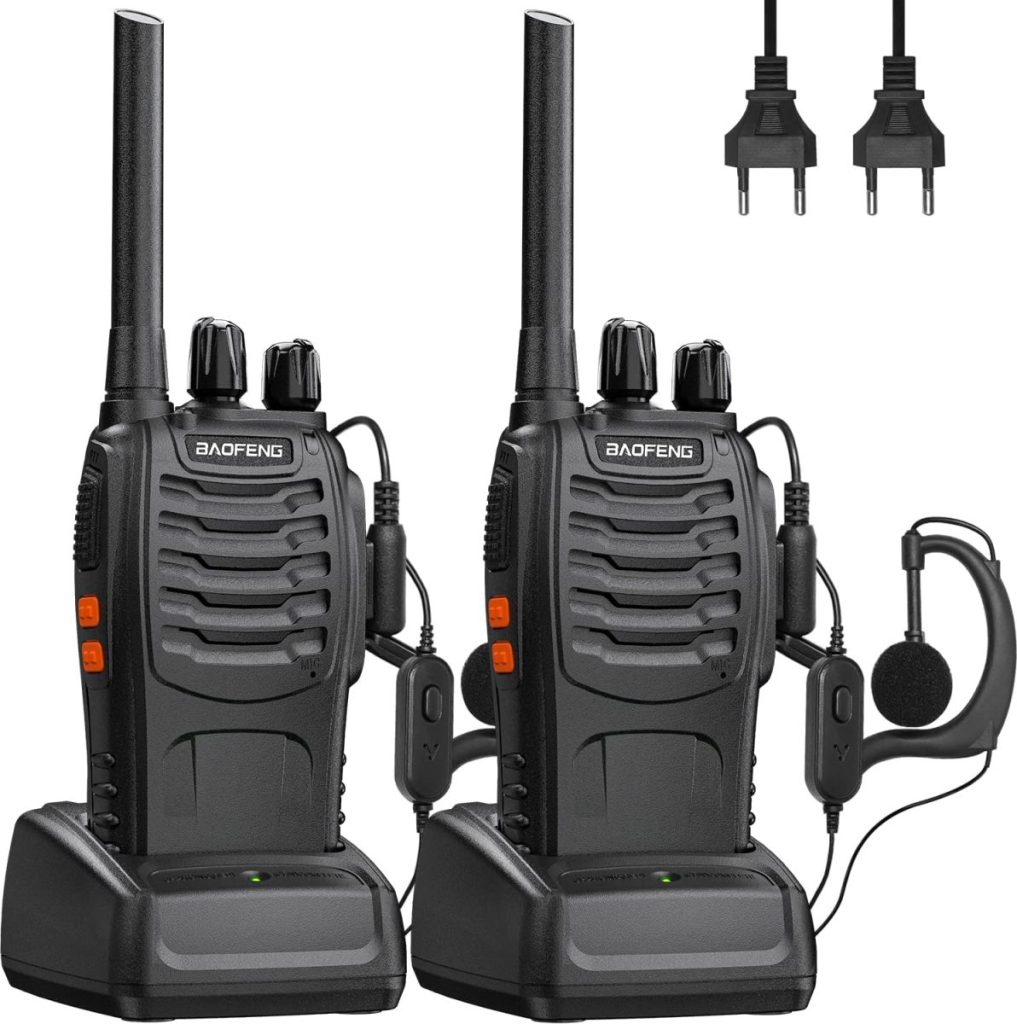 Talkie-walkie Baofeng PMR446 Radio Bidirectionnelle 16 Canaux